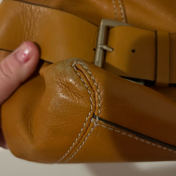 Michael Kors VintageCarmel Leather Buckle Belted Tote Satchel
Handbag - Picture 8 of 11